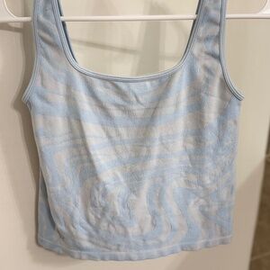 Hollister size small blue crop top
